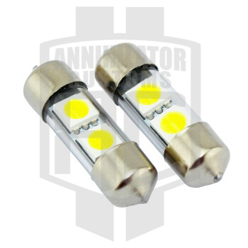 31mm 2pc 5050 SMD LED Festoon Light Bulbs