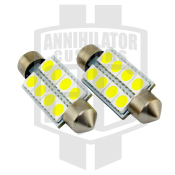 42mm 8pc 5050 SMD LED Festoon Light Bulbs