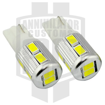 T10/W5W/194 10pc 5630 SMD LED Light Bulbs