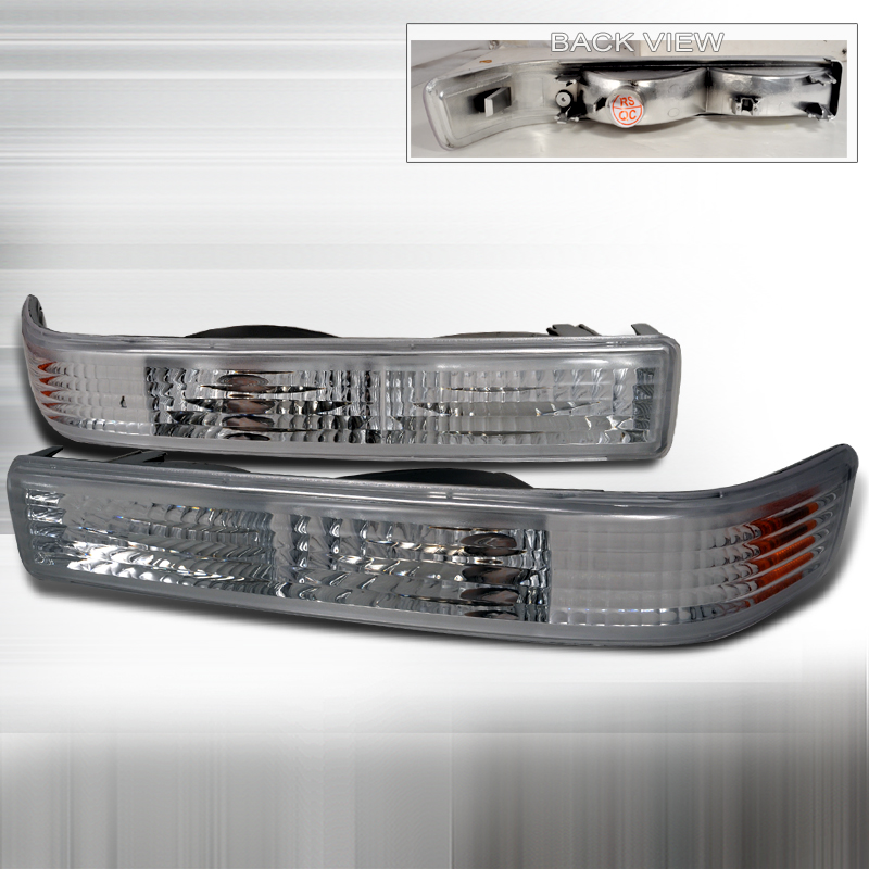 Bumper Lights Chrome for Chevrolet S10 years 1988-2004