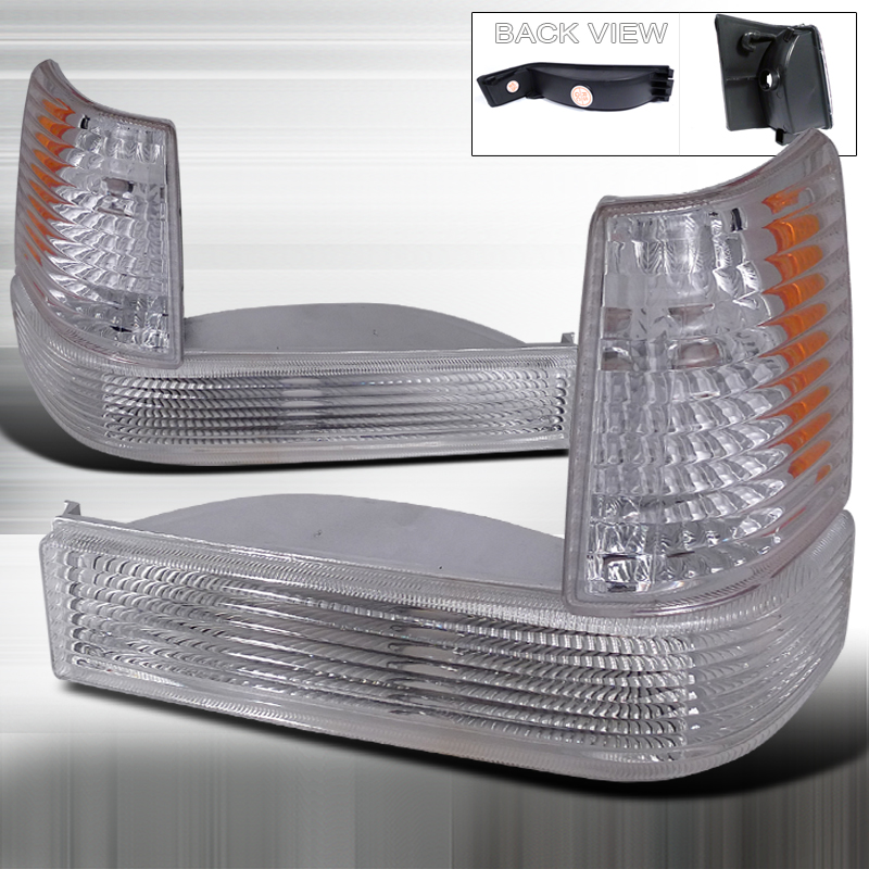 Bumper Light + Corner Light Chrome for Jeep Grand Cherokee years 1993-1998