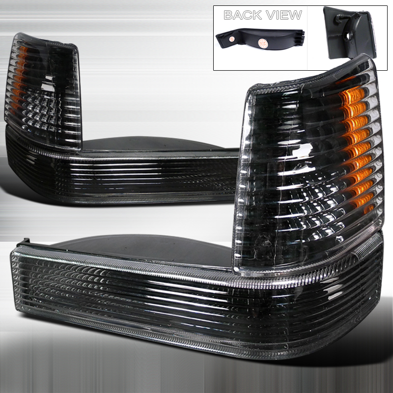 Bumper Light + Corner Light Black for Jeep Grand Cherokee years 1993-1998