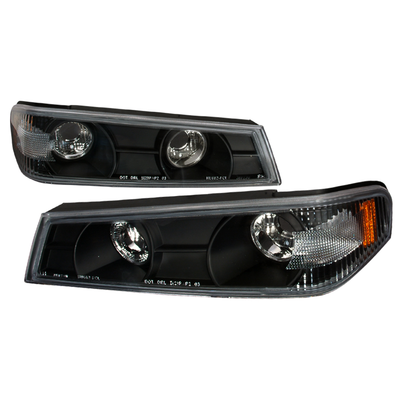 Corner Lights Black for GMC Canyon years 2004-2012