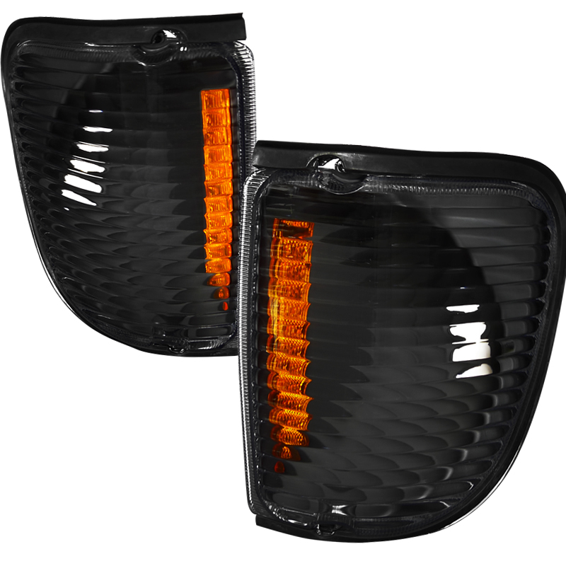 Corner Lights Black Housing for Ford Econoline years 1992-2006