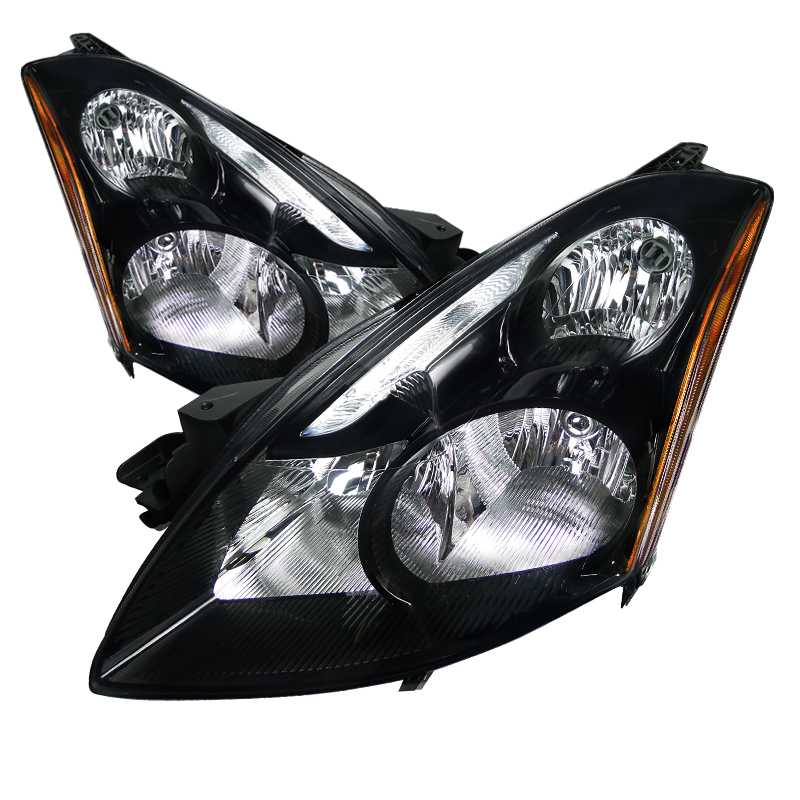 Crystal Housing Headlights Black for Nissan Altima years 2010-2012