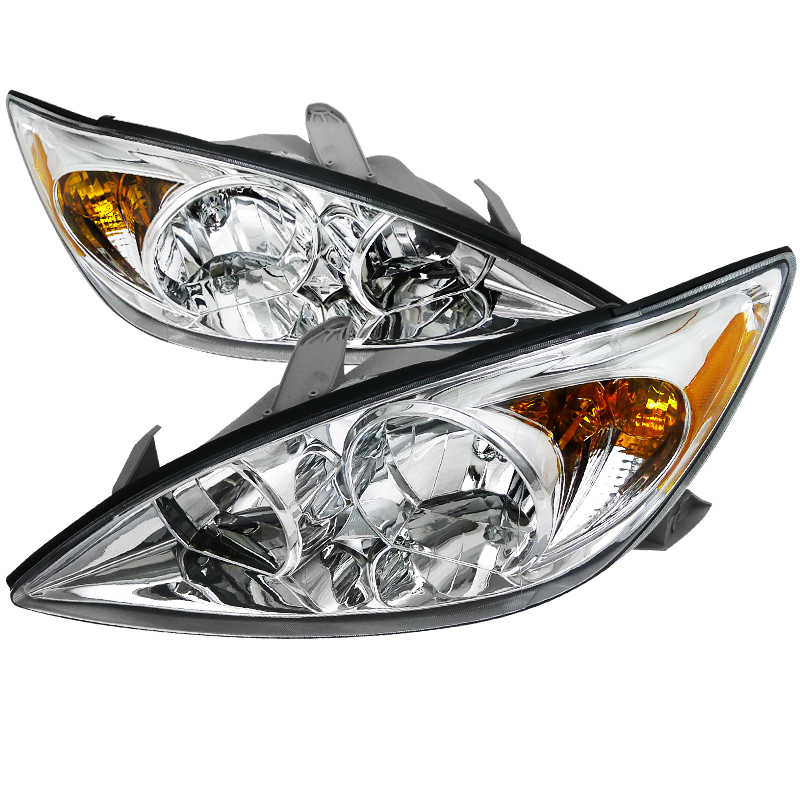 Euro Headlights Chrome Housing for Toyota  Camry  years 2002-2004