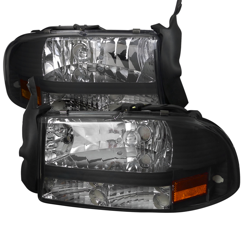 Black Headlight  for Dodge  Durango years 1998-2003