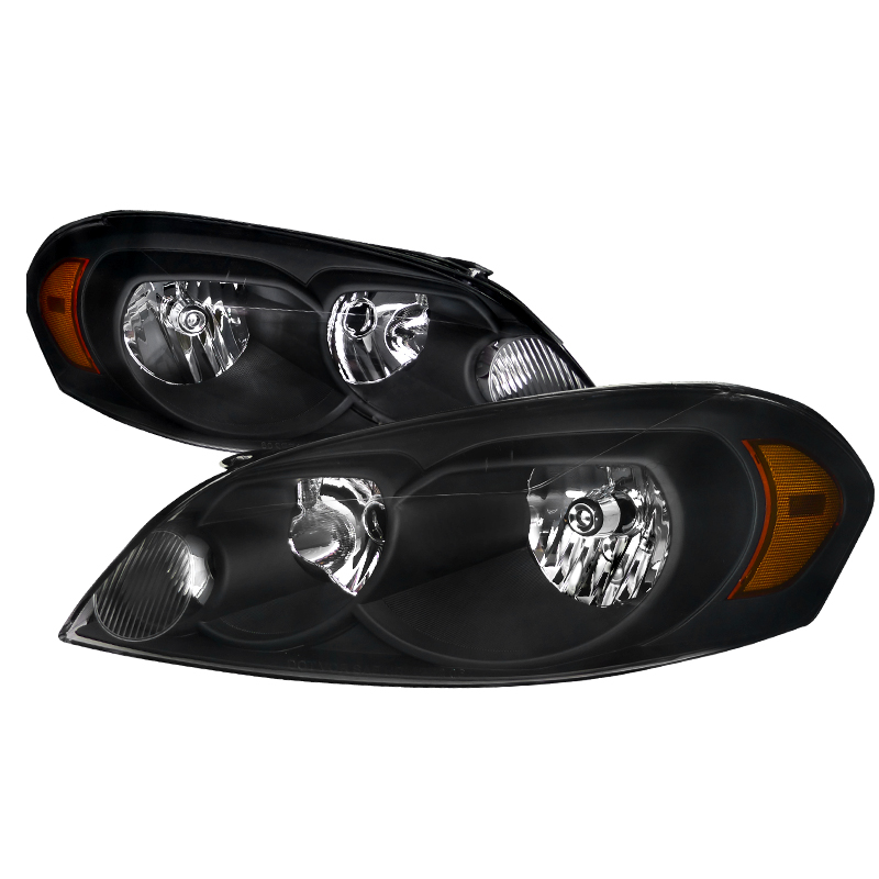 Crystal Housing Headlights Black for Chevrolet  Impala years 2006-2012