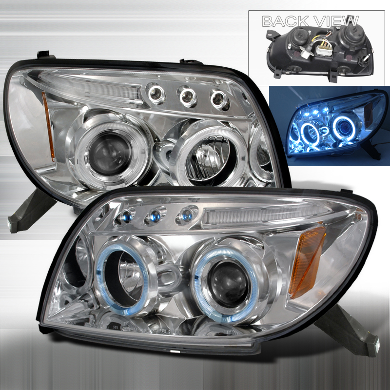 Halo LED Projector Chrome for Toyota 4 Runner years 2003-2005