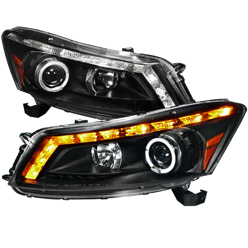 Projector Headlight Black Housing for Honda Accord years 2008-2012