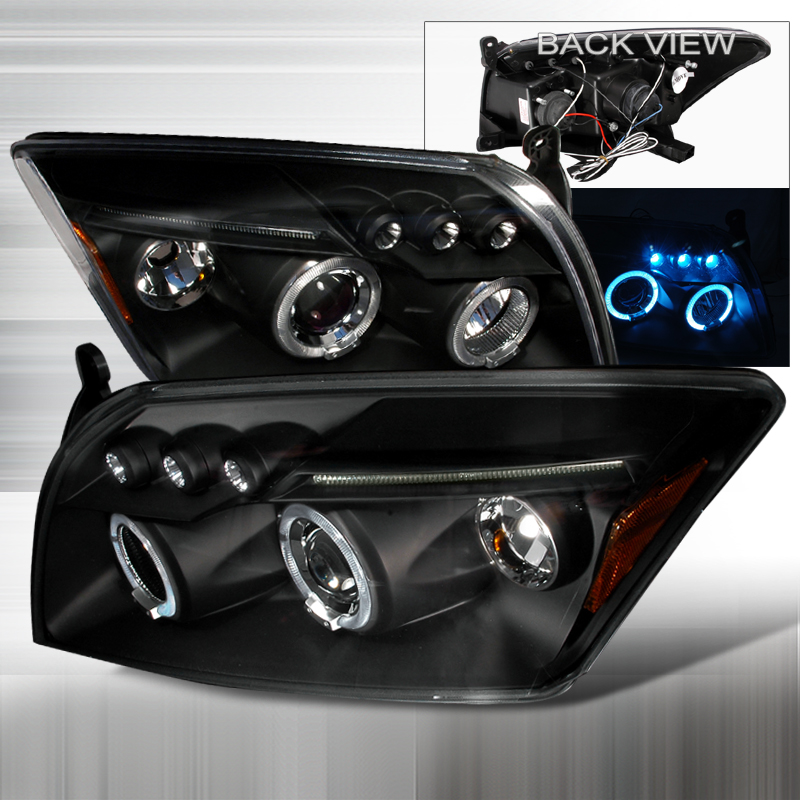 Halo LED Projector Black for Dodge Caliber years 2007-2012