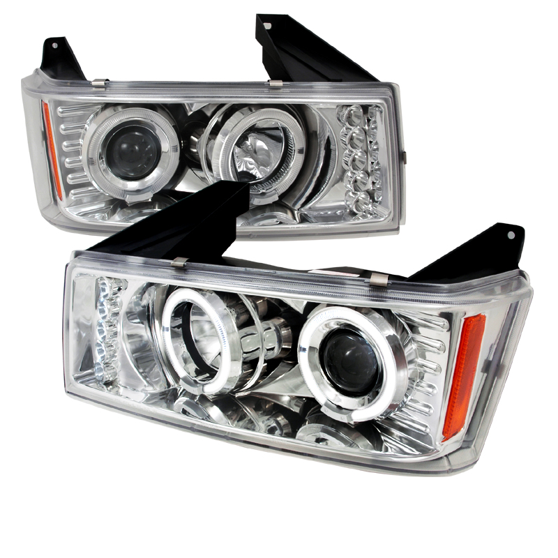 Halo LED Projector Chrome for GMC Canyon years 2004-2012