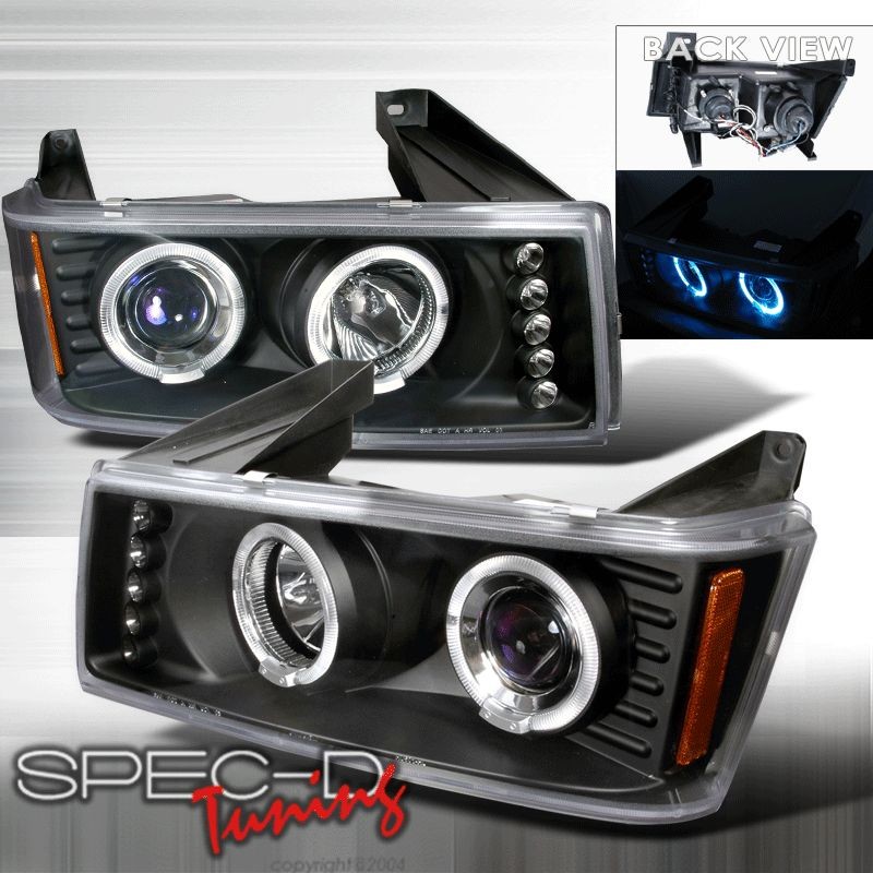 Halo LED Projector Black for GMC Canyon years 2004-2012