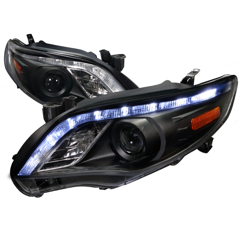 Projector Headlight Black Housing for Toyota Corolla years 2011-2013