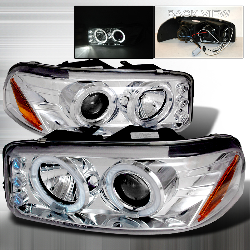 Halo LED Projector Chrome for GMC Denali years 2000-2006