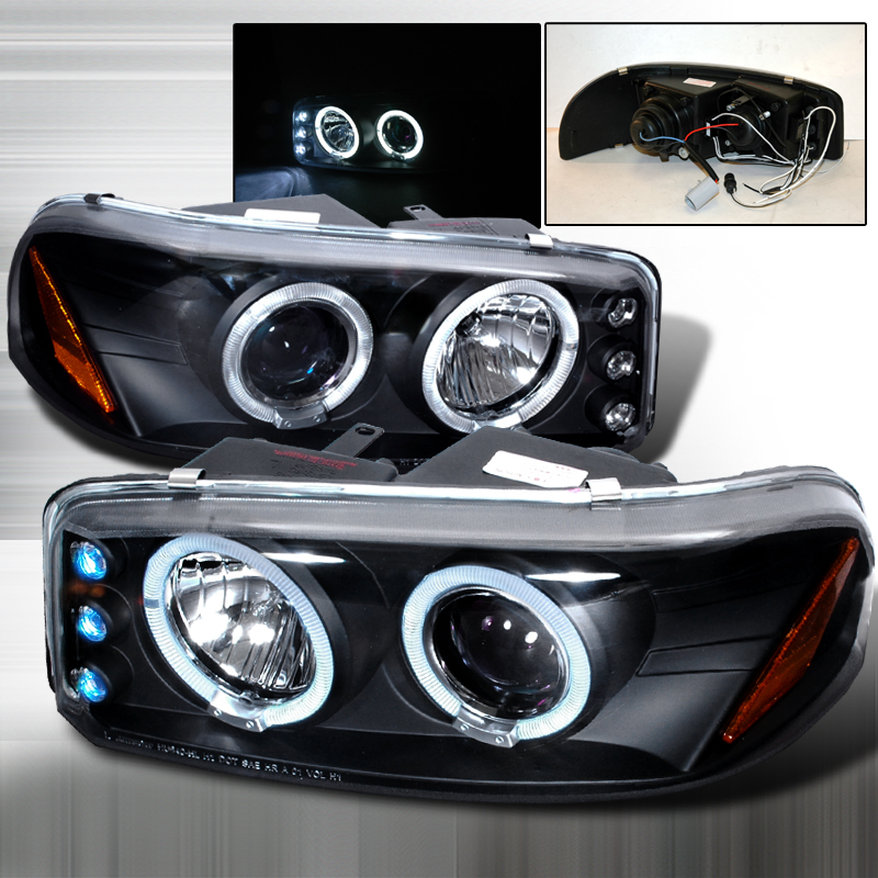 Halo LED Projector Black for GMC Denali years 2000-2006