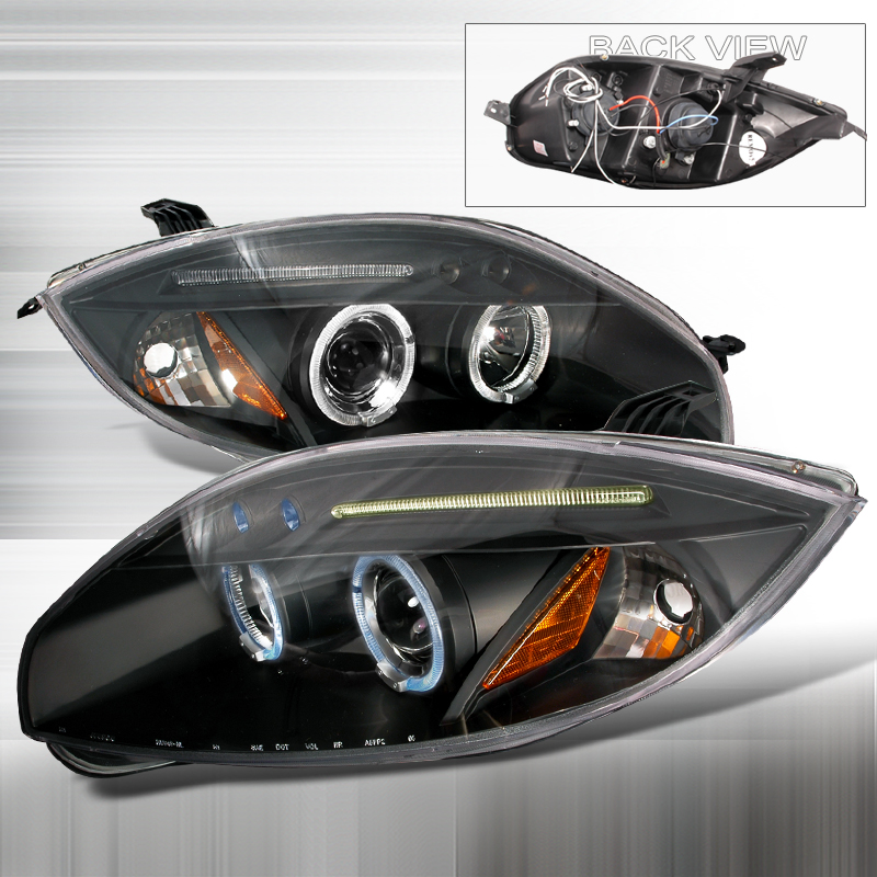 Halo LED Projector Black for Mitsubishi Eclipse years 2006-2008