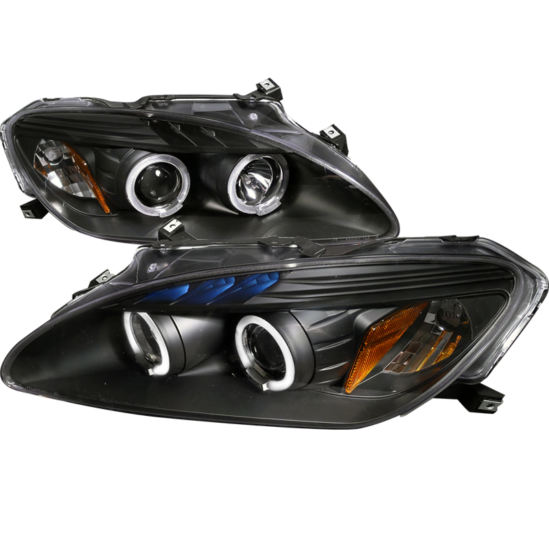 Black Housing Projector Headlights, OE HID Compatible for Honda S2000 years 2000-2003