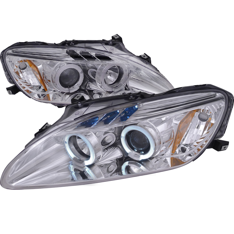 Chrome Housing Projector Headlights, OE HID Compatible for Honda S2000 years 2004-2009