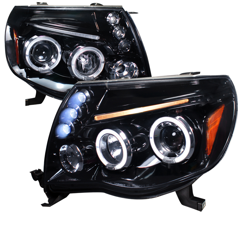 Halo LED Projector Smoke for Toyota Tacoma years 2005-2011