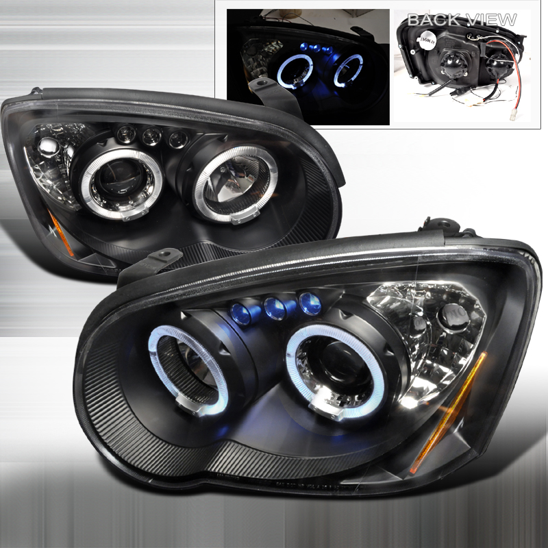 Halo LED Projector Black for Subaru Impreza years 2004-2005