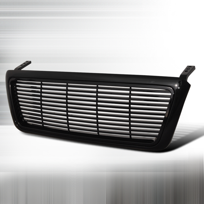 Black ABS Plastic Grille for Ford F150 2004 to 2008