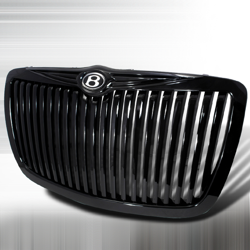 Vertical Black Grille for Chrysler 300C 2005 to 2009