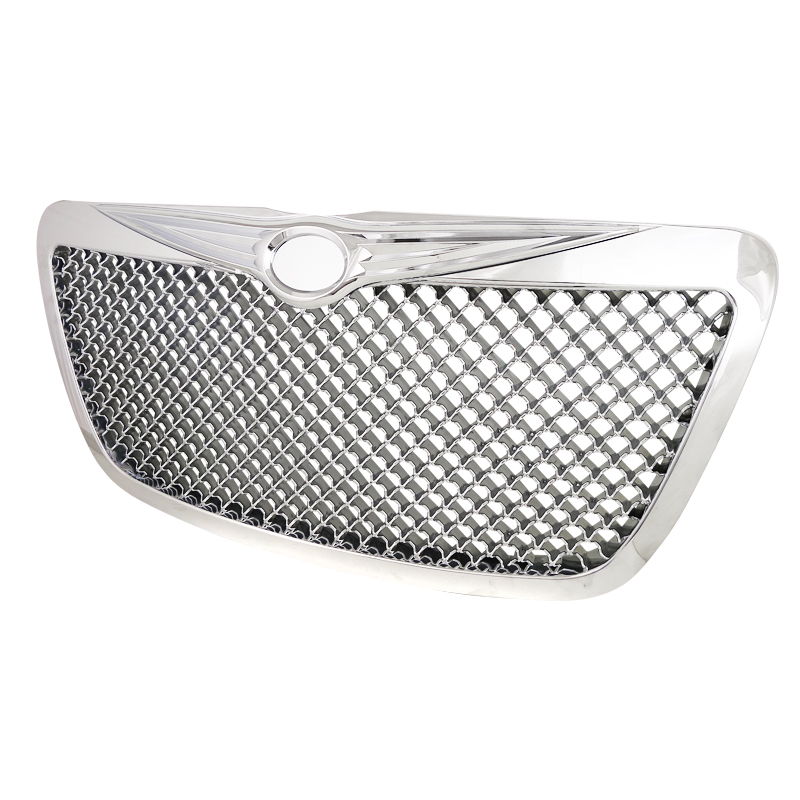 Chrome Mesh Grille with Logo for Chrysler 300 and 300C 2011 to 2015