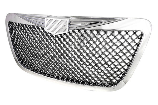 Chrome Mesh Grille with Logo for Chrysler 300 and 300C 2011 to 2015