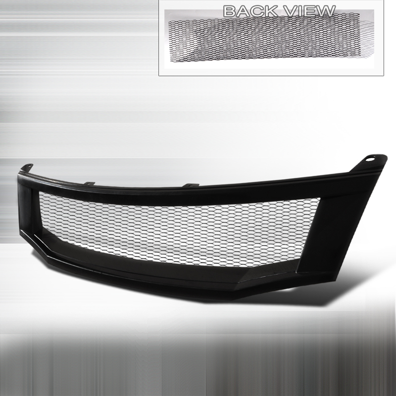 Type-R Style Black Grille for 4 Door Honda Accord 2008 to 2010