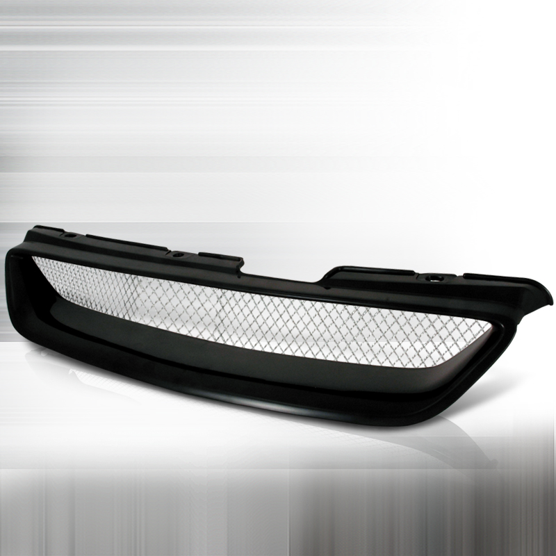 Type-R Style Black Grille for 2 Door Honda Accord 1998 to 2002