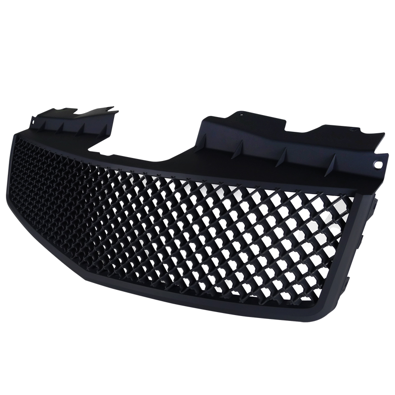 V2 Style Front Grille in Matte Black for Cadillac CTS 2003 to 2006