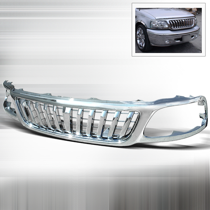 Vertical Chrome Grille for Ford F150 1999 to 2003