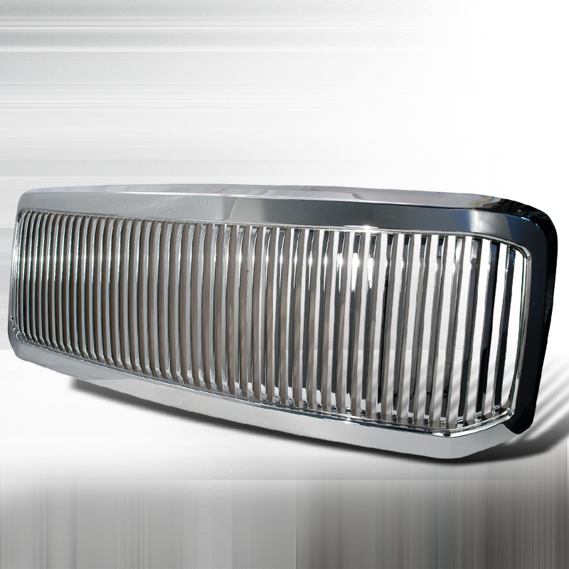 Vertical Chrome Grille for Ford F250 2005 to 2007