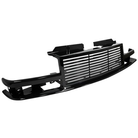 Black Front Grille for Chevrolet S10 1998 to 2002