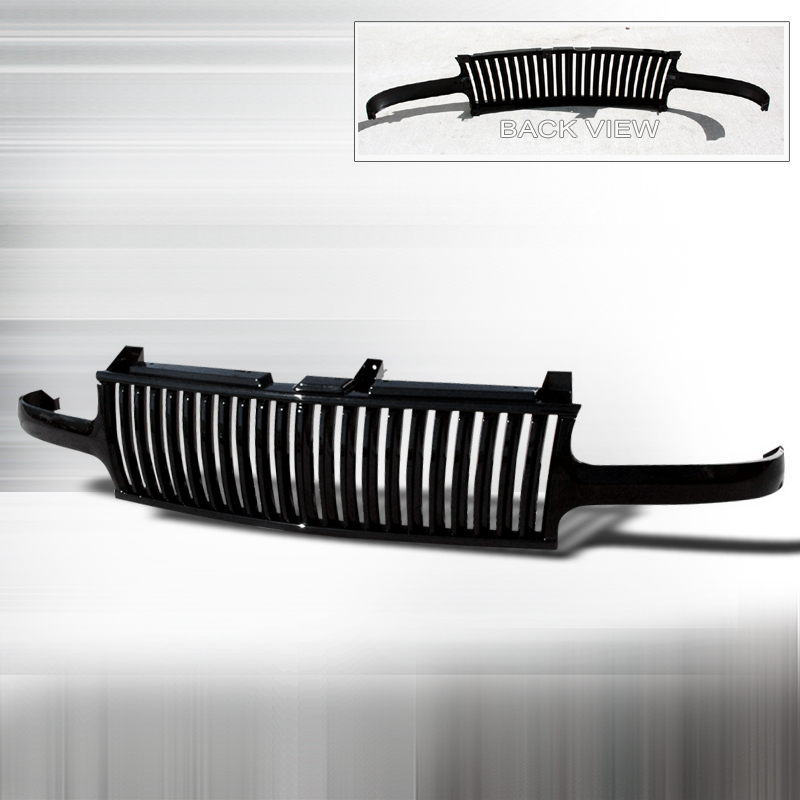 Vertical Black Grille for Chevrolet Silverado 1999 to 2002