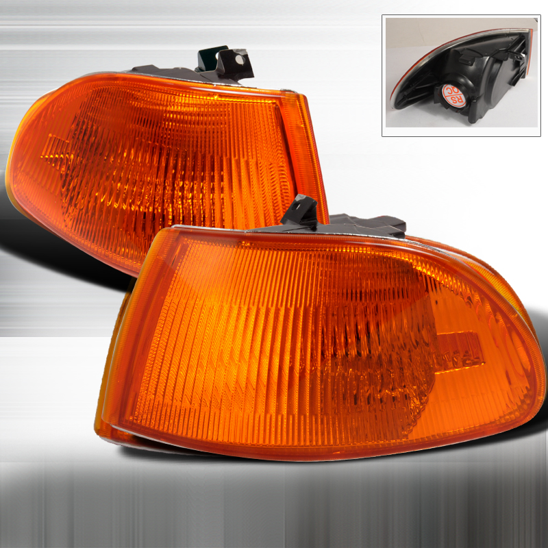 Corner Lights Amber for Honda Civic years 1992-1995 - 4 Door