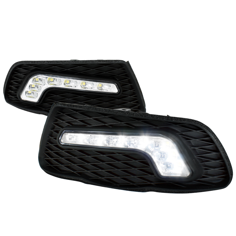 LED Daytime Running Lights W/ Wiring Mercedes-Benz C-Class Years 2008-2010