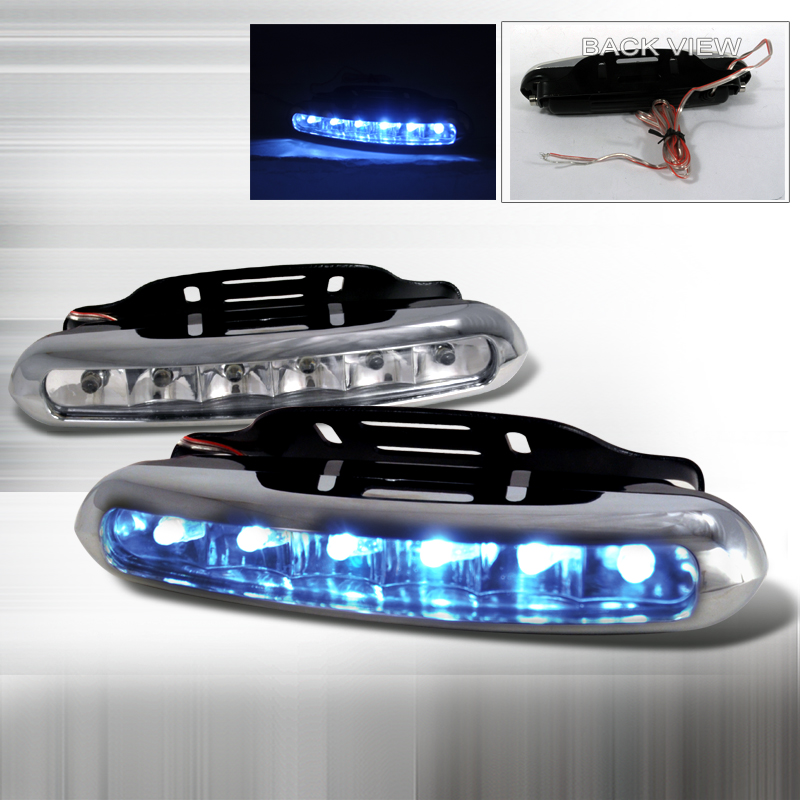 Universal LED Bumper Fog Light Clear