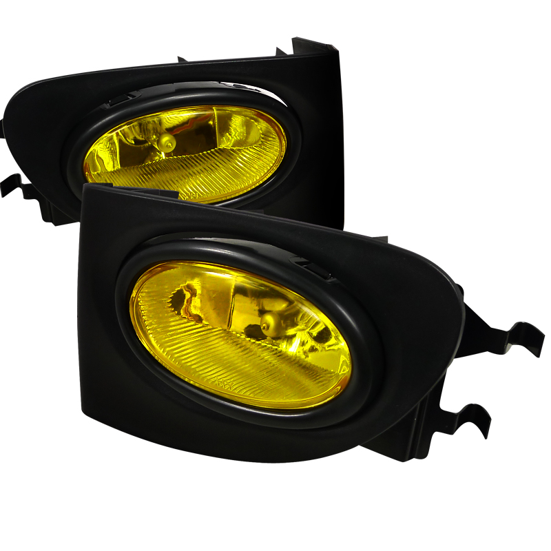 Fog Light Kit with Yellow Lens for Honda Civic Si 3 Door Years 2003-2005