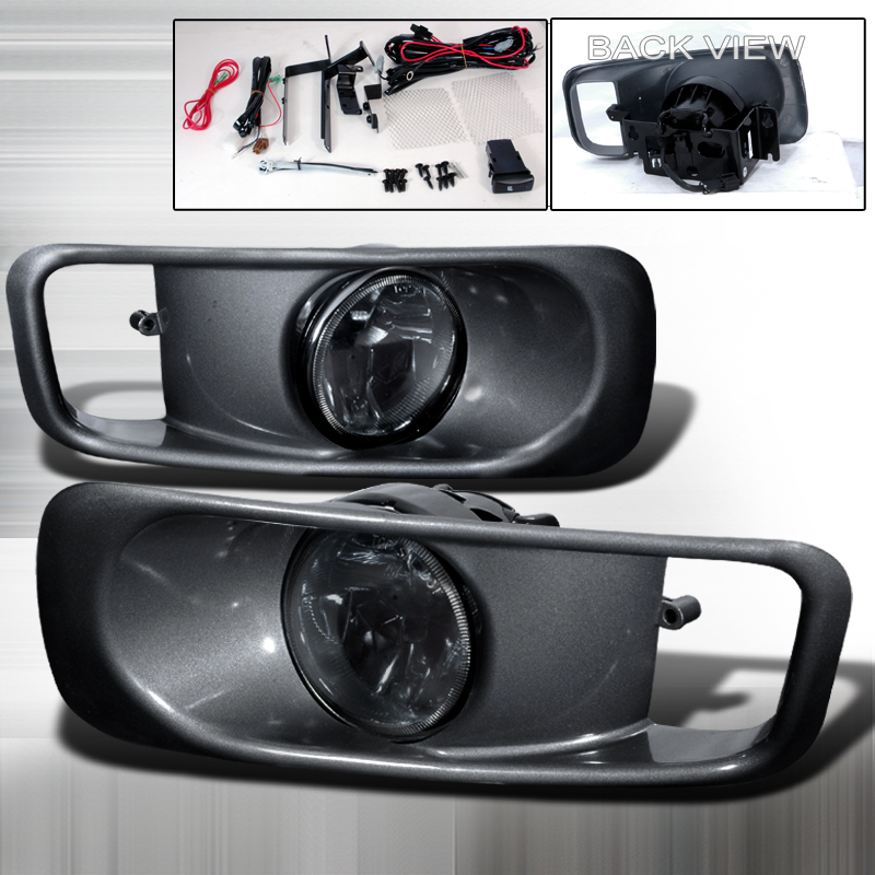 OEM Style Smoked Fog Lights for Honda Civic Years 1999-2000