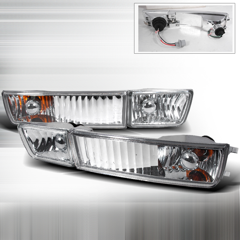 OEM Style Clear Fog Lights for Volkswagen Jetta Years 1993-1998