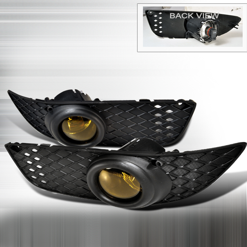 OEM Style Yellow Fog Lights for Mitsubishi Lancer Years 2007-2010