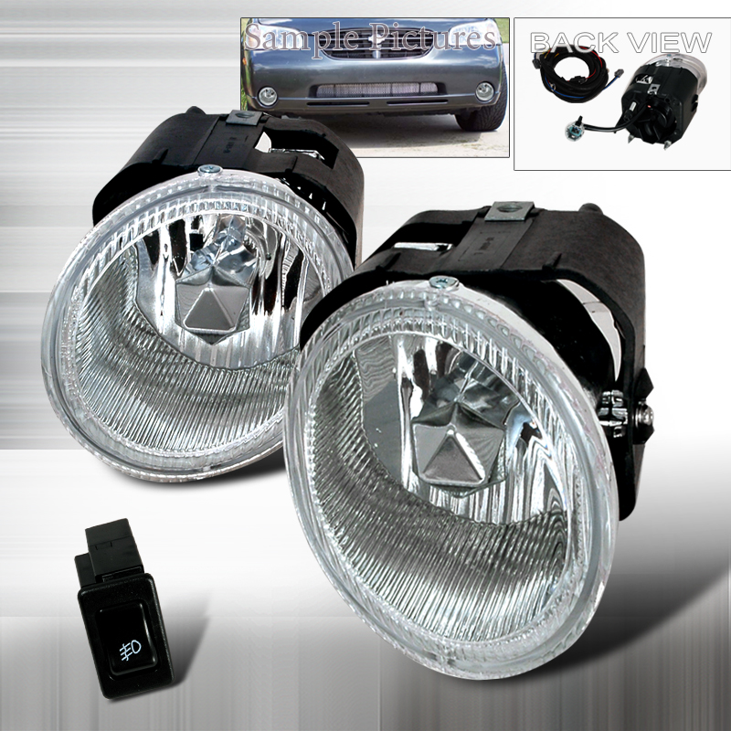 Clear Fog Lights for Nissan Frontier Years 2001-2003