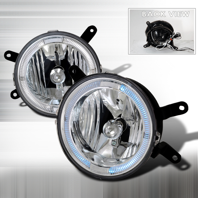 Clear Halo Fog Lights for Ford Mustang Years 2005-2009