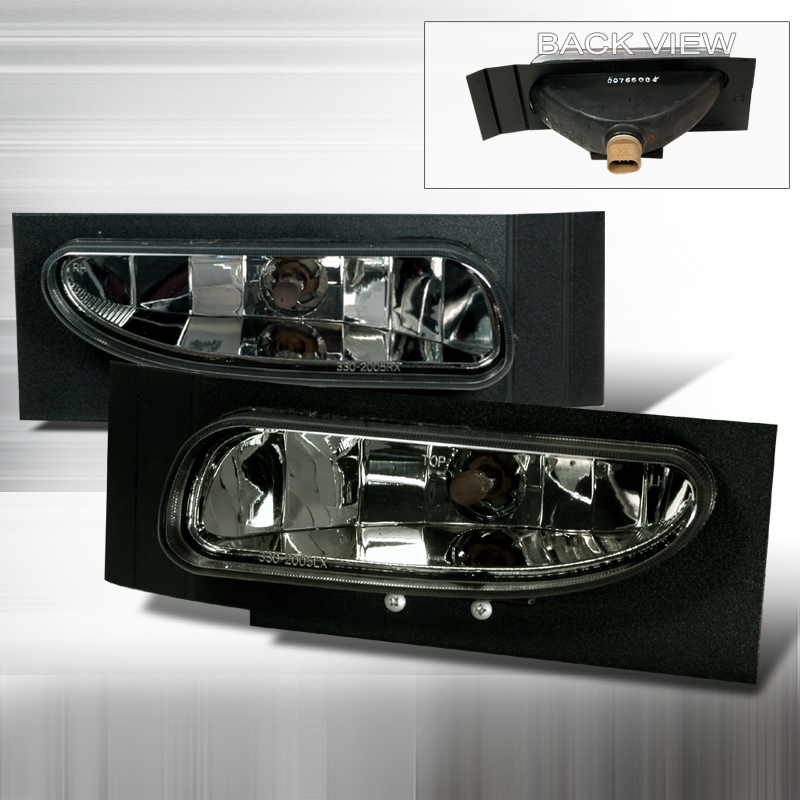 Smoked Fog Lights for Ford Mustang Except Cobra Model Years 1994-1998