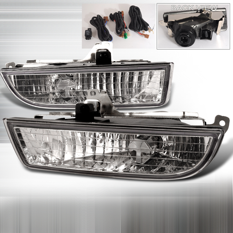 OEM Style Clear Fog Lights for Honda Prelude Years 1997-2001