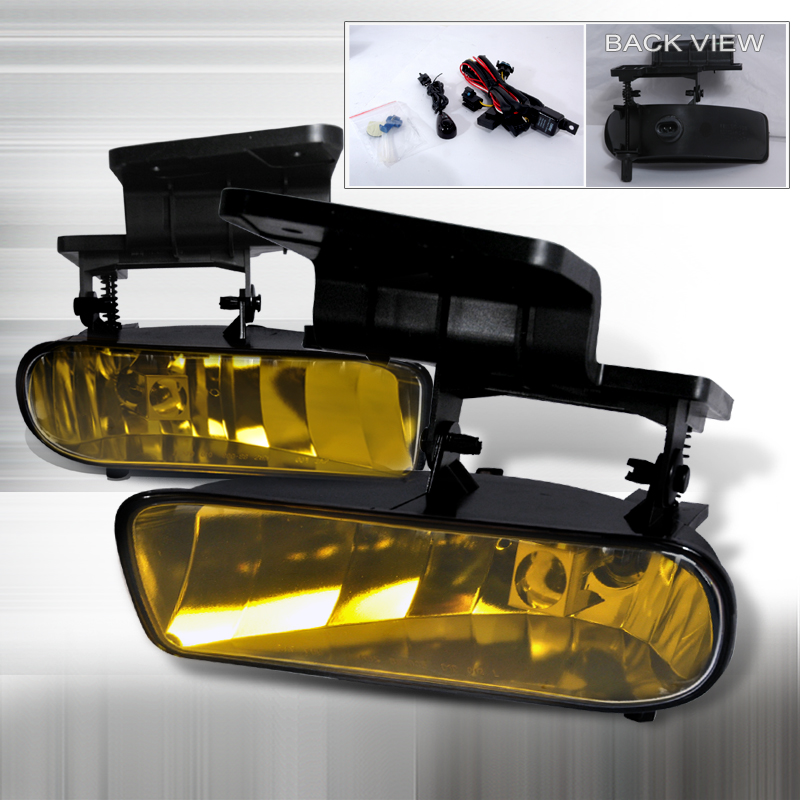 OEM Style Yellow Fog Lights for Chevrolet Silverado Years 1999-2002