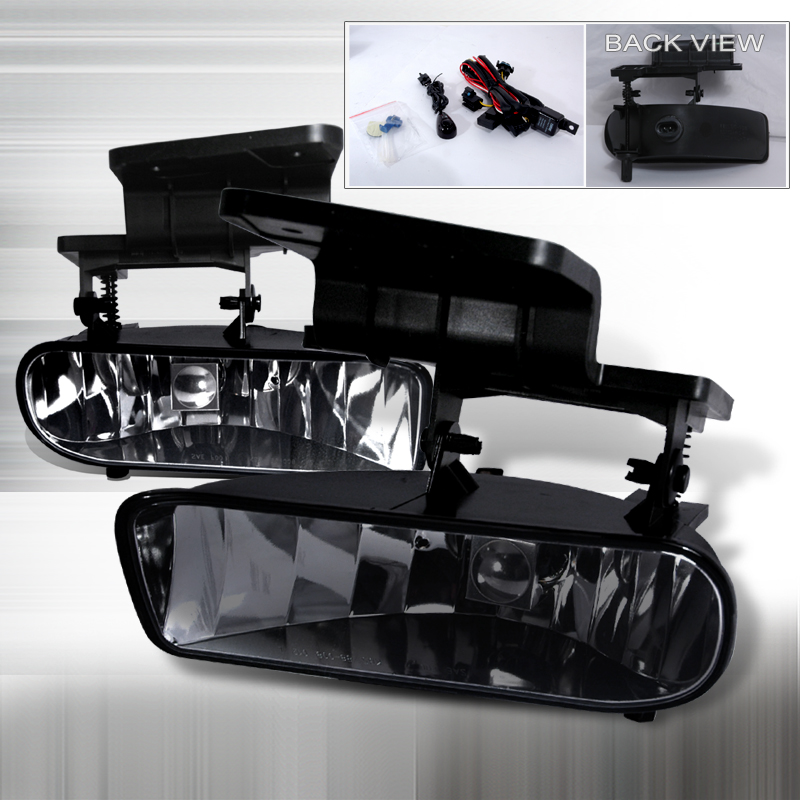 OEM Style Smoked Fog Lights for Chevrolet Silverado Years 1999-2002