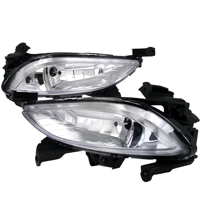 Chrome Housed Fog Lights for Hyundai Sonata Years 2011-2013